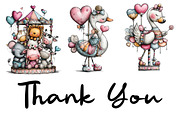 Cupid’s Carousel Whimsical Clipart, an Illustration by CraftArtStudio (Thumbnail 6 of 6)