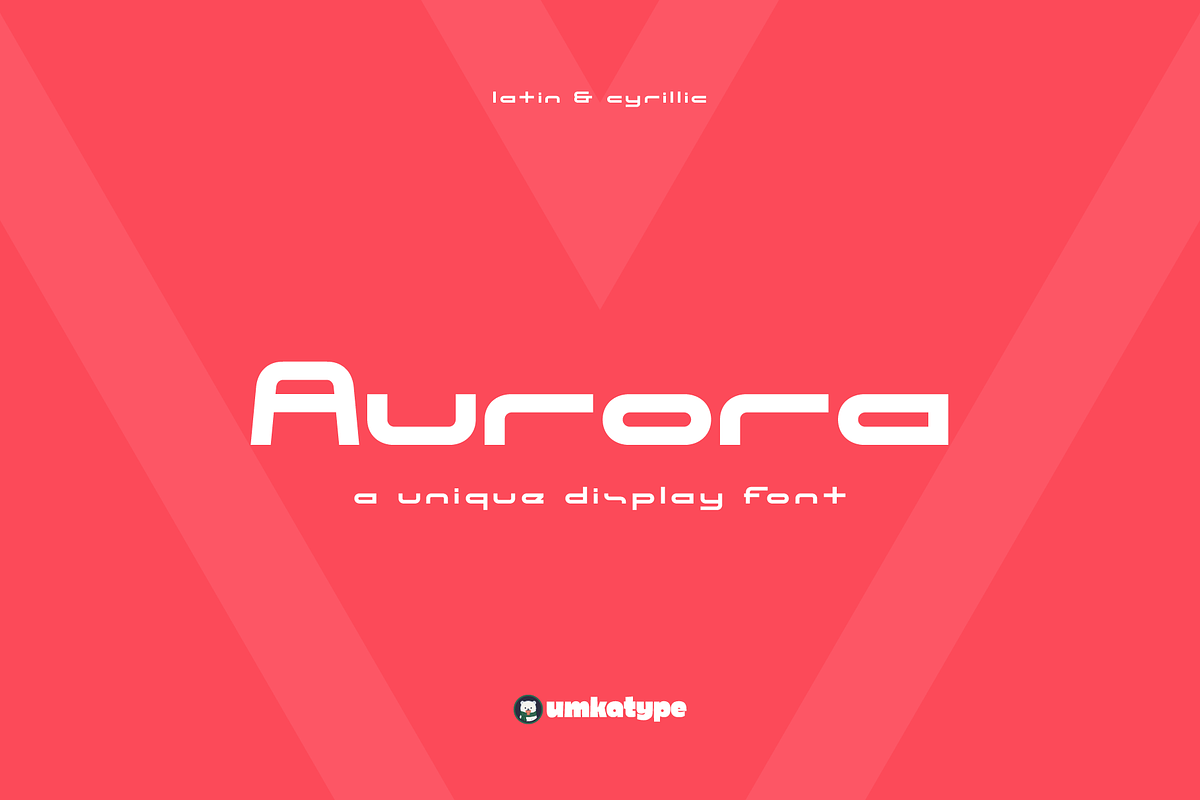 Aurora Display Font, a Font by alpercakici (Photo 1 of 9)