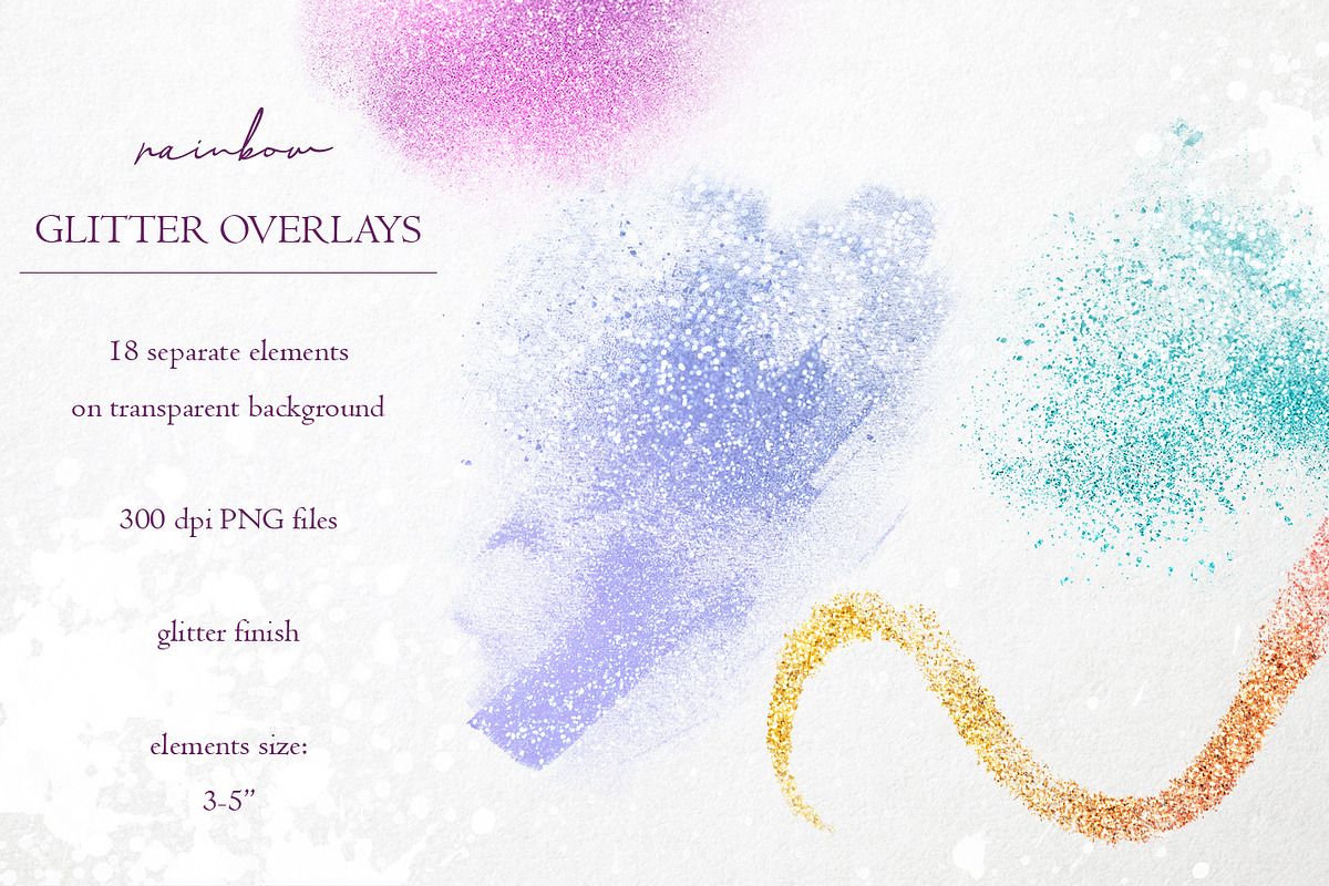 Pixie dust glitter overlays, an Object Graphic by PixelJungle