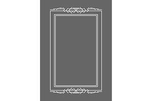 Line geometric frame., a Decorative Illustration by incomible
