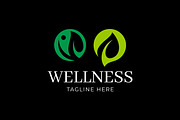 Green Leaf Wellness Logo Healthy, a Branding & Logo Template by Signatoro (Thumbnail 2 of 3)