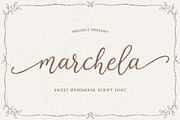 Marchela Sweet Handmade Script Font, a Script Font by Typebae (Thumbnail 1 of 9)