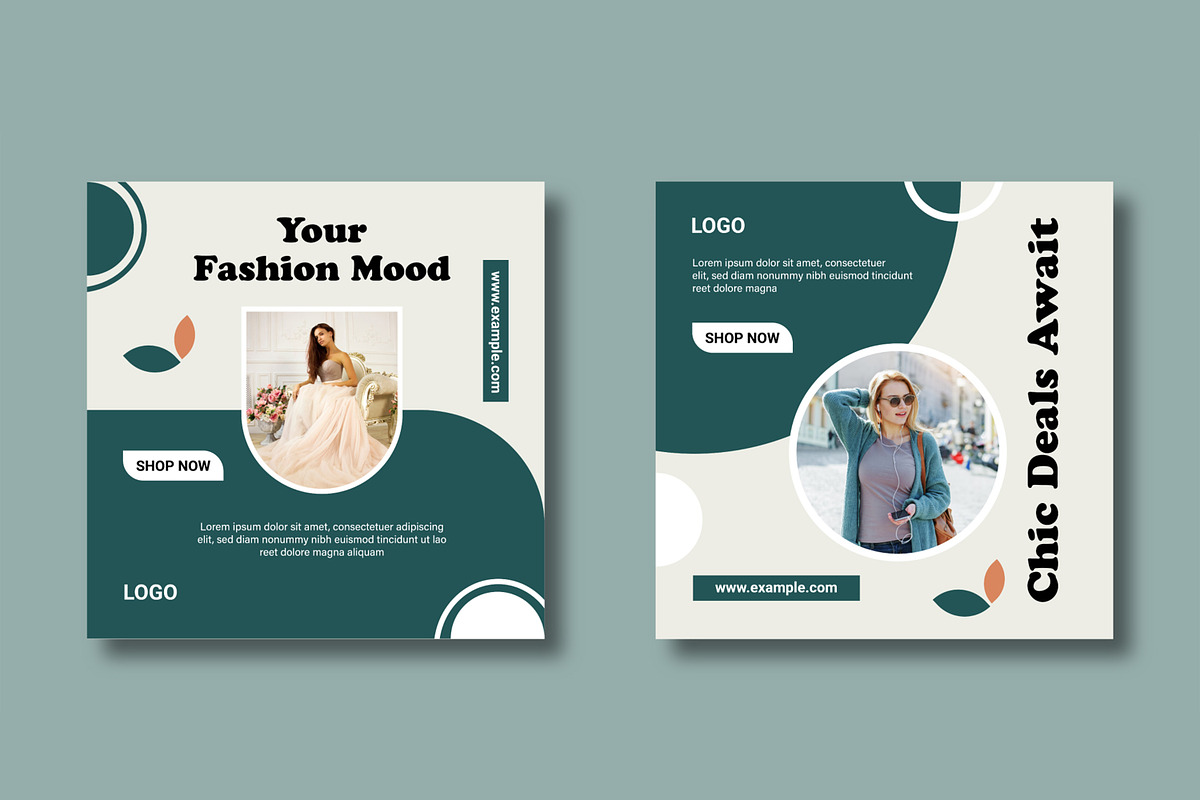 Fashion Social Media Post Template, a Social Media Template by MightyDesign (Photo 4 of 8)