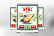 Restaurant Food Offers Flyer or Post, a Flyer Template by Aabhaas (Thumbnail 5 of 5)