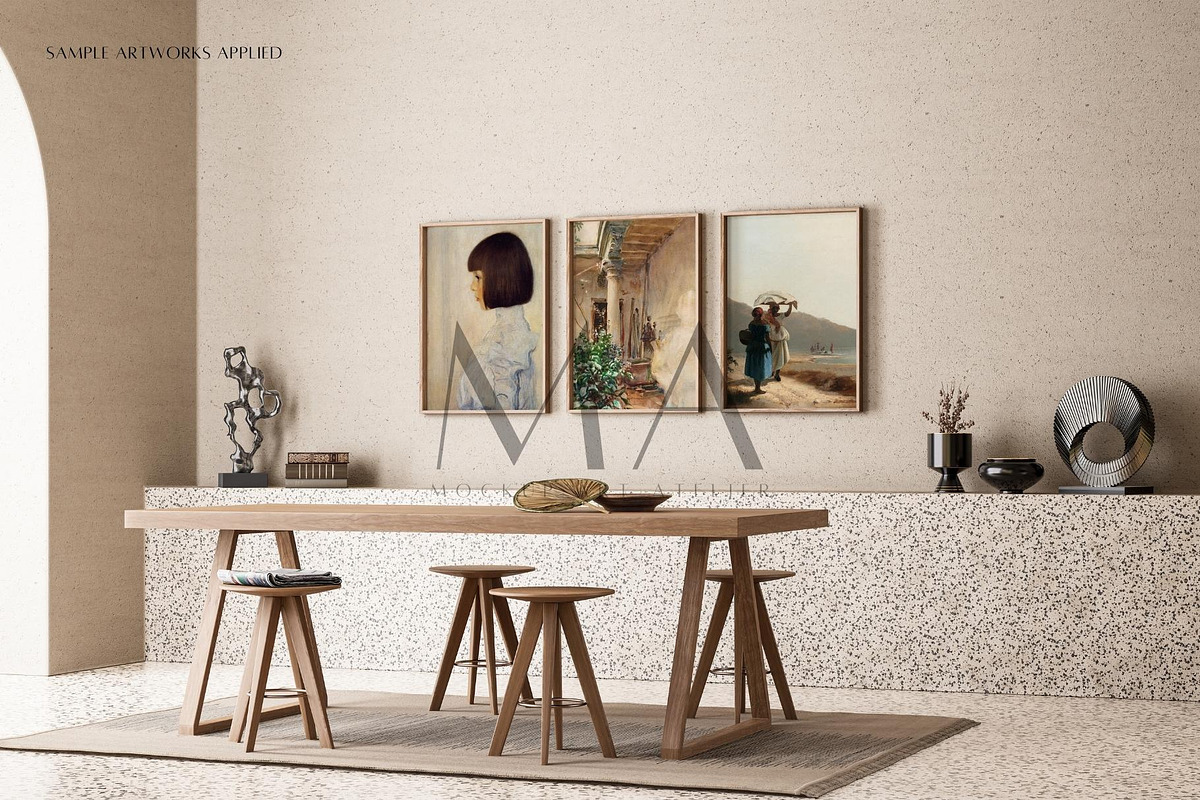 24 Vintage Frame Mockup Bundle, a Household Mockup by Mockup Art Atelier (Photo 10 of 28)