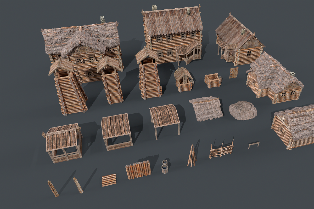 Wooden Village, an Architecture 3D Model by Beatheart Creative Studio (Photo 2 of 22)