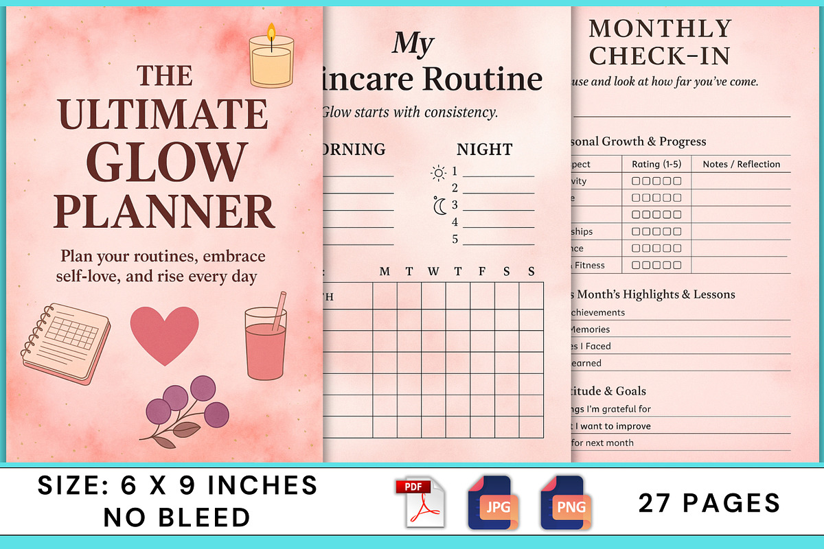 The Ultimate Glow Planner preview 6