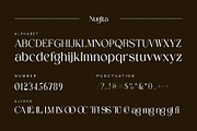 Nugita Elegant Serif Font Typeface, a Serif Font by Graphicxell (Thumbnail 6 of 6)
