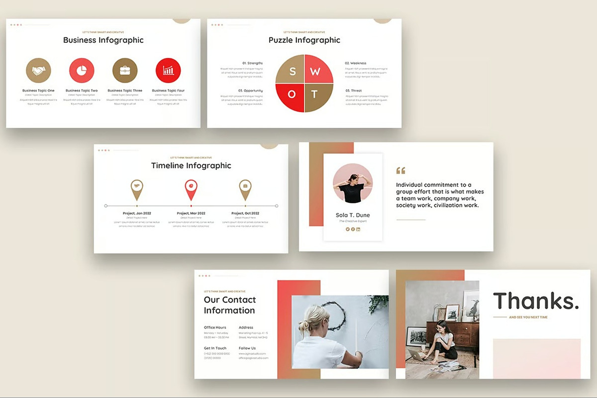 Agiva - Agency Creative GSlides, a Presentation Template by Fit-tee (Photo 2 of 6)