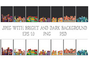 Fairy tale magic houses, a Decorative Illustration by SaintPic illustrations (Thumbnail 2 of 9)