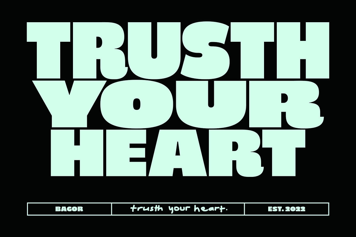 Bagor Font, a Sans Serif Font by trustha (Photo 10 of 12)