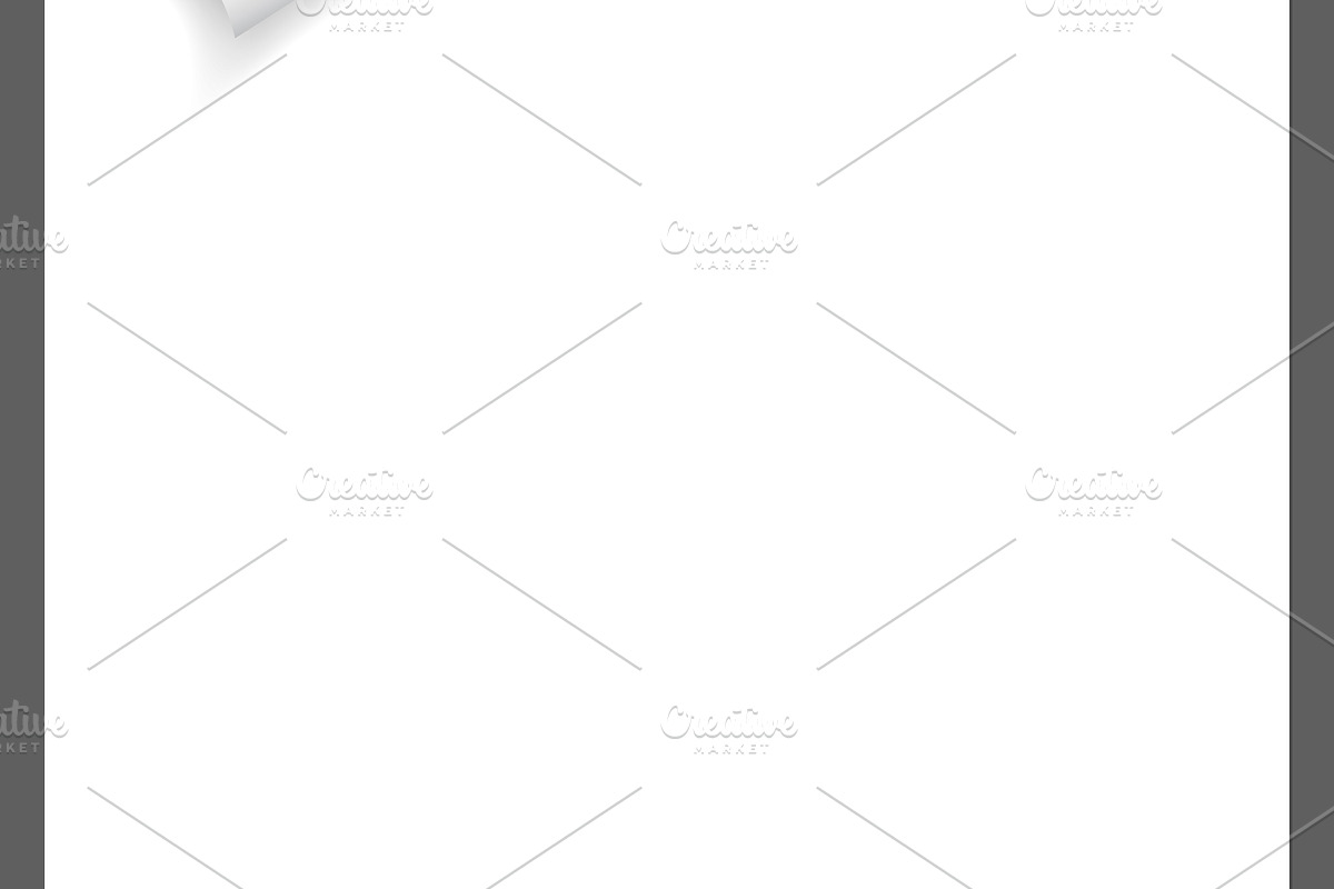 Gray paper sheet with curled corner, a Wallpaper Graphic by Onyx (Photo 2 of 3)