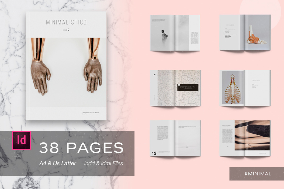 Minimal Magazine Template, a Magazine Template by n.A Studio (Photo 2 of 9)