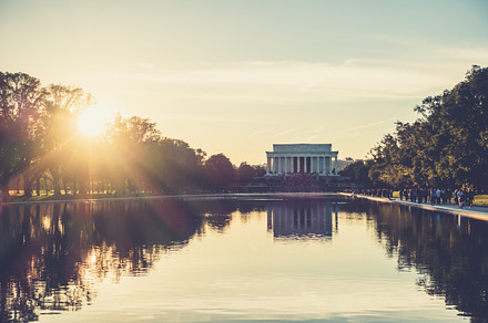 Usa containing pond, monument, and editorial, an Architecture Photo by Pabkov