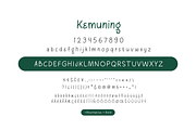 Kemuning Typeface, a Script Font by Phoenix Dungeon (Thumbnail 9 of 9)