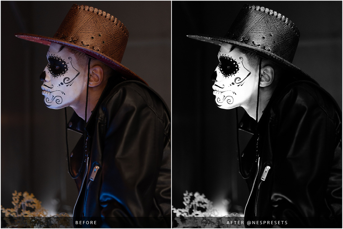 BLACK & WHITE LIGHTROOM PRESETS, an Action Add-On by Nes Design Co (Photo 9 of 13)