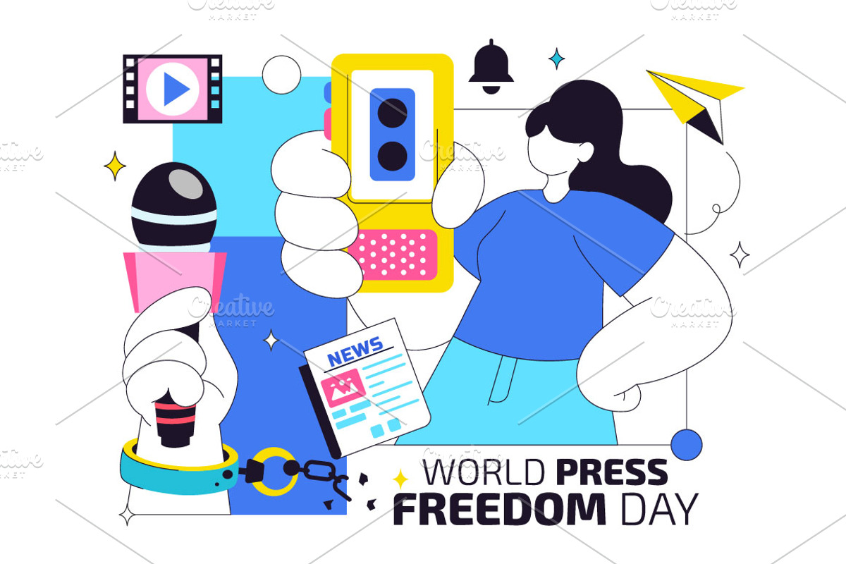 10 World Press Freedom Day, a Work Illustration by denayunebgt (Photo 4 of 4)
