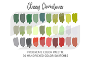 Procreate Christmas Color Palettes, a Palette Add-On by STUDIO 17 (Thumbnail 2 of 11)