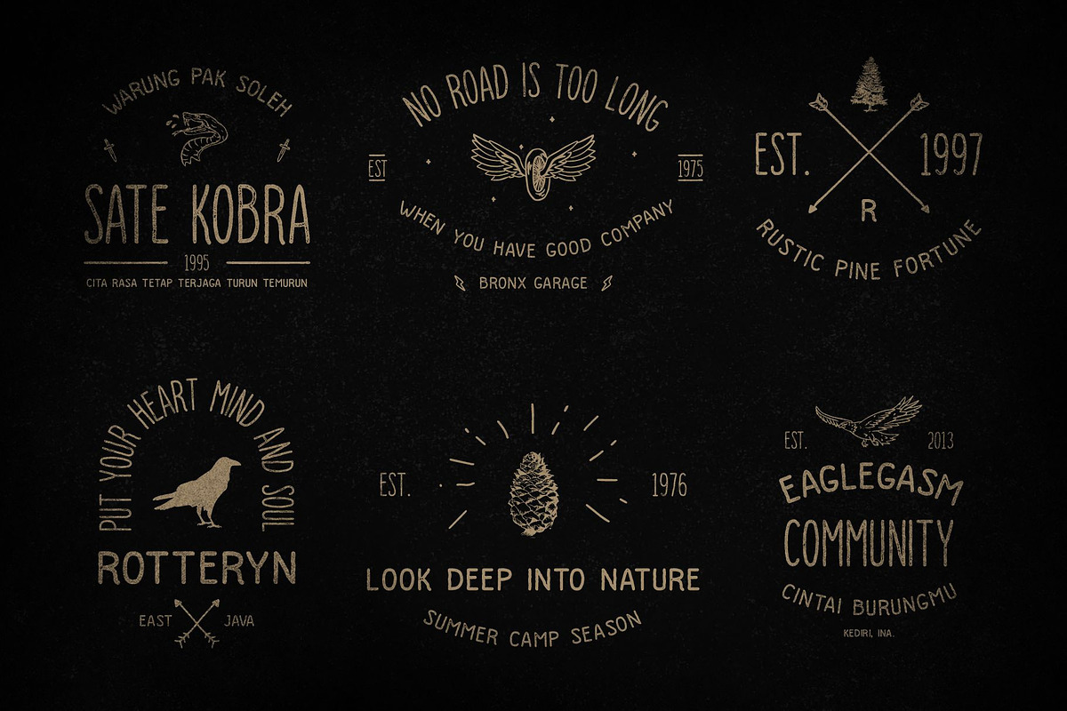Dutchy - Vintage Type Family +Extras preview 5