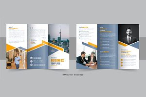 Business trifold brochure design, a Brochure Template by Pavel_design