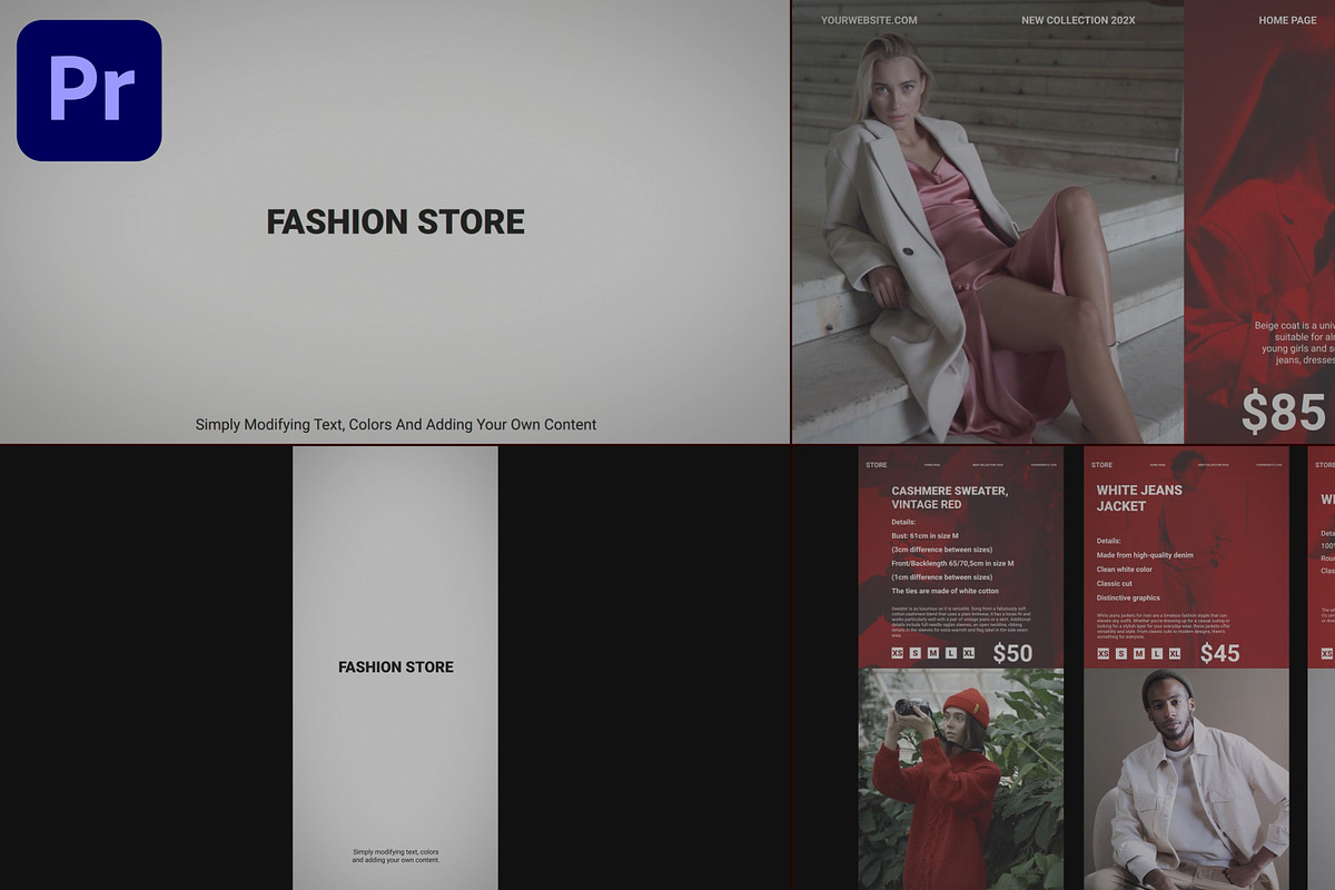 Fashion Store for Premiere Pro, a Templates & Theme by FlashFXbox (Photo 1 of 2)