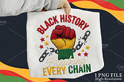 Black history Breaking Every Chain, an Illustration by Canvas Craft (Thumbnail 1 of 6)