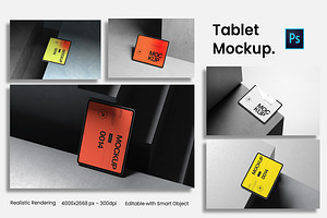 Versatile Tablet Mockup Set, an iPad Mockup by kreatifreya