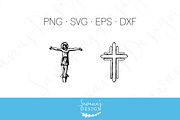 Cross SVG, EPS, DXF Cut Files, a Decorative Illustration by SavanasDesign (Thumbnail 4 of 5)