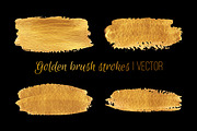 Gold brush strokes & background, a Texture Graphic by Margo Miller (Thumbnail 5 of 23)