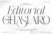 Editorial Ghaslaro | 7 Font Style, a Serif Font by IM Studio (Thumbnail 1 of 12)