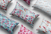 Lily Pond | Watercolor Koi Fish set, a Pattern Graphic by Tanya Vollar (Thumbnail 4 of 10)
