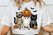 Funny Halloween Png Spooky Cat Png, a Work Illustration by Sublimation Artist (Thumbnail 4 of 9)