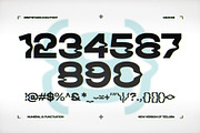 Telgra Neue - An Experimental Warped, a Font by Drizy (Thumbnail 3 of 9)