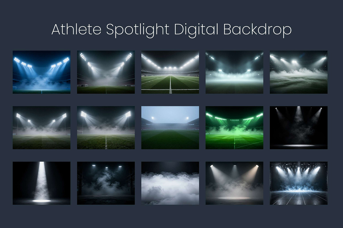 Athlete Spotlight Digital Backdrops, a Background Graphic by 3Motional (Photo 9 of 12)