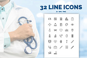 32 Medical Icons in 3 styles, an Icon by IconUncle (Thumbnail 2 of 4)