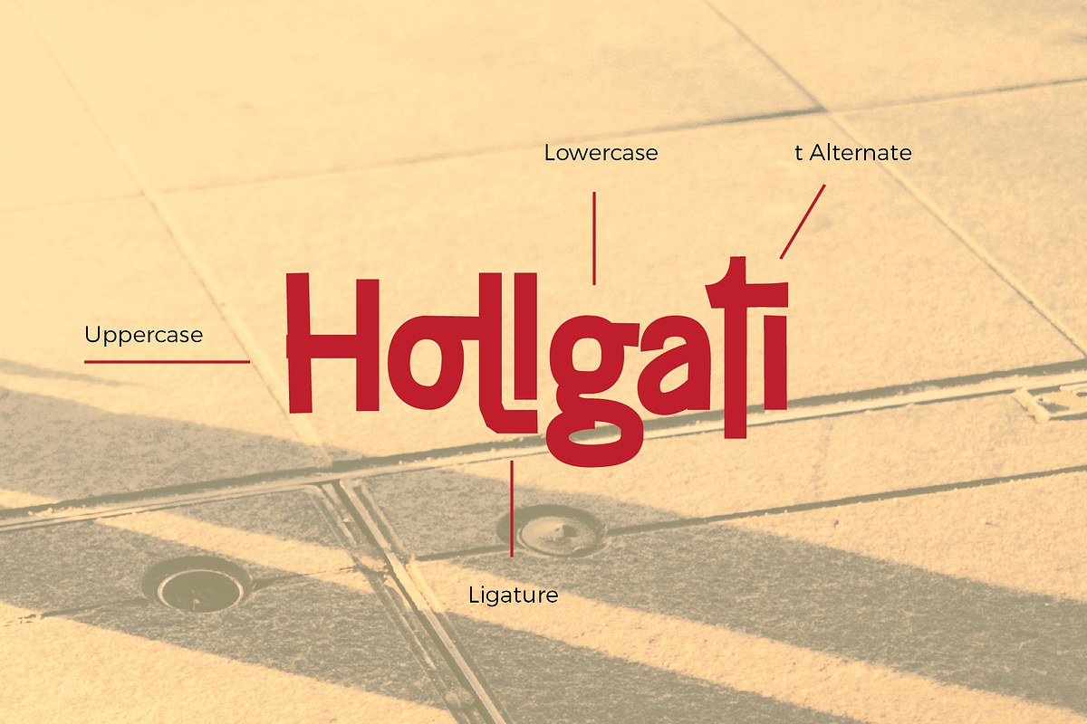 Hollgati font preview 4