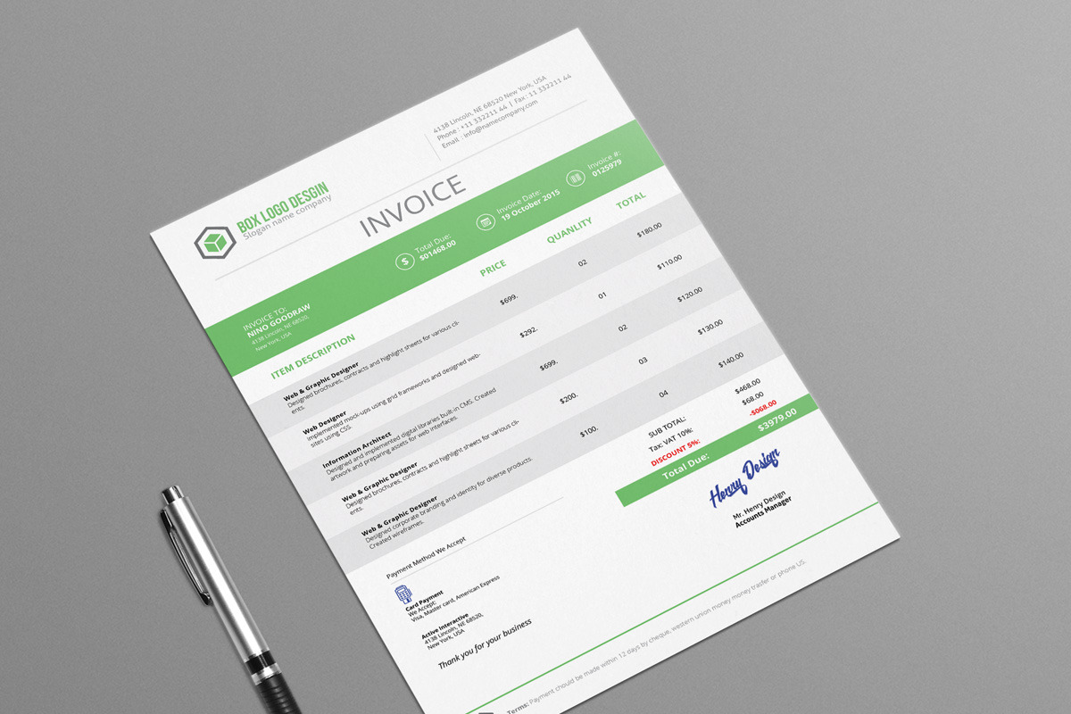 Corporate Identity, a Stationery Template by resumetemplathttps://d3es (Photo 4 of 6)