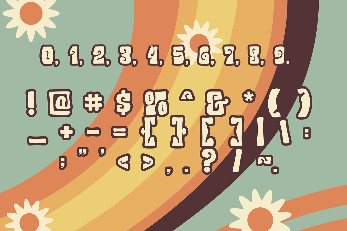 GroovyWave - Retro Font, a Handwritten Font by PaperMoon (Photo 4 of 4)