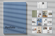 Minimalist Portfolio Template, a Magazine Template by Grafvish (Thumbnail 1 of 5)