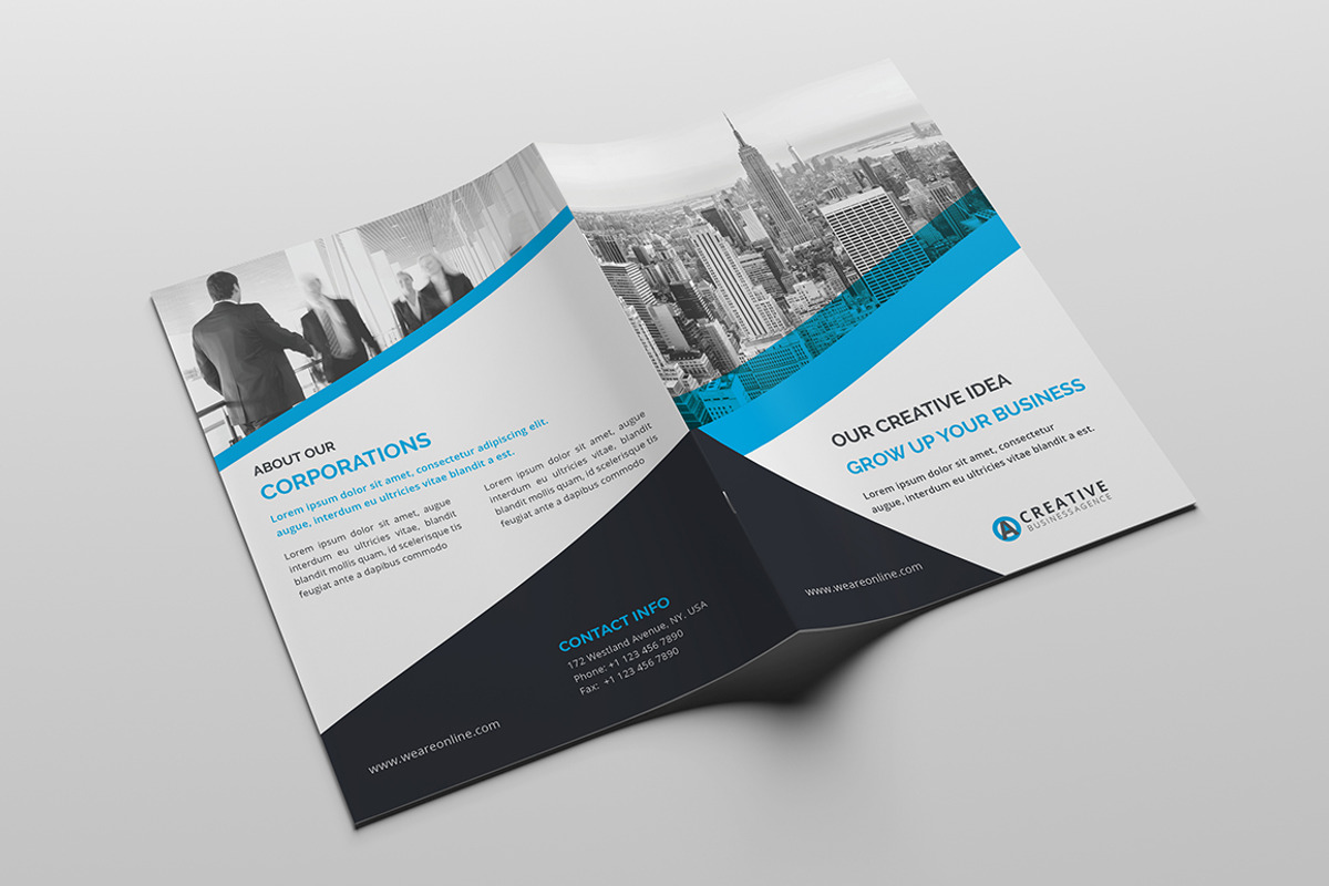 Business Bi-Fold Brochure, a Brochure Template by design_pick (Photo 3 of 4)
