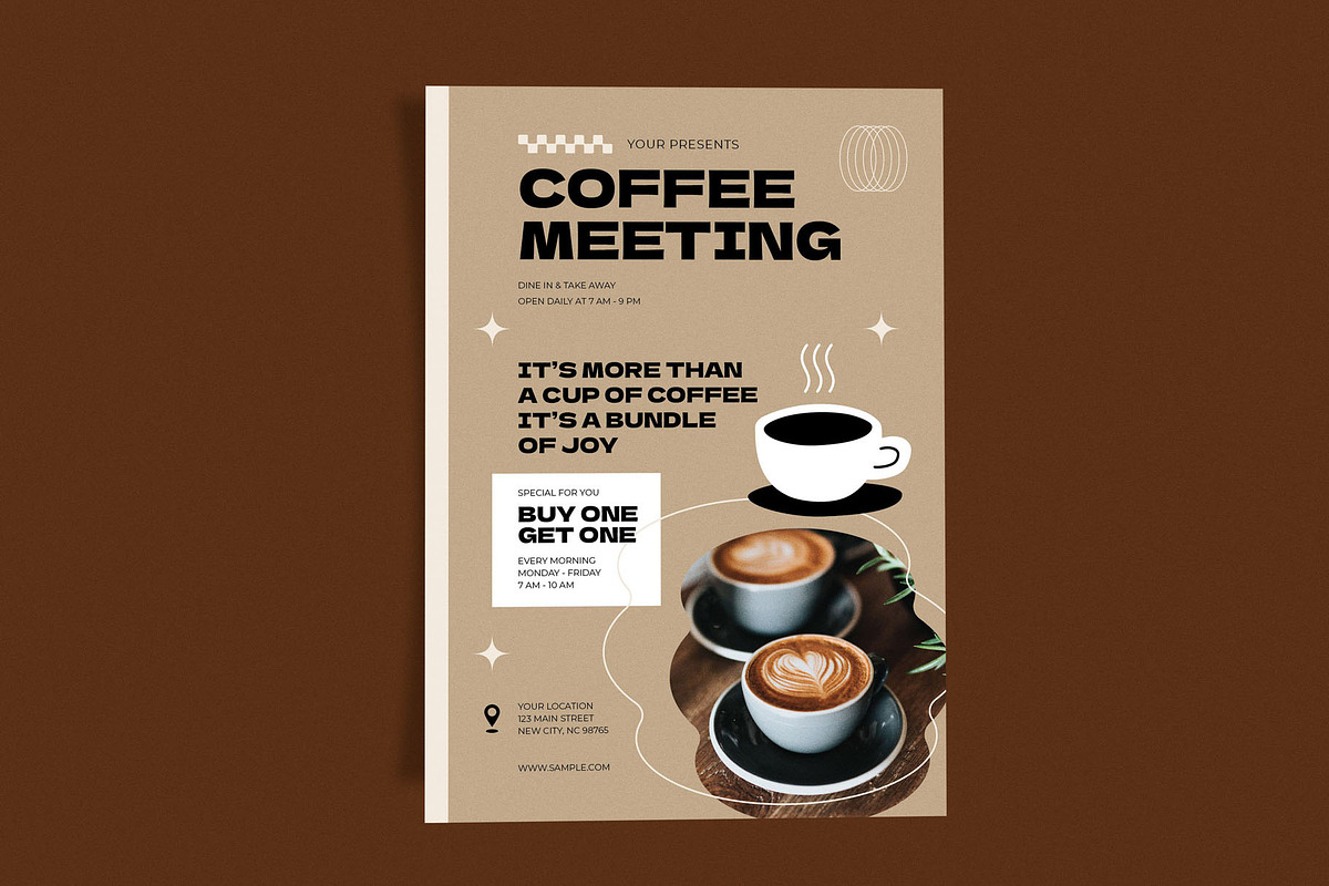 Coffee Bundle of Joy, a Flyer Template by Me55enjah Design (Photo 2 of 4)