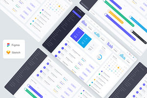 Project Admin Dashboard Template UI