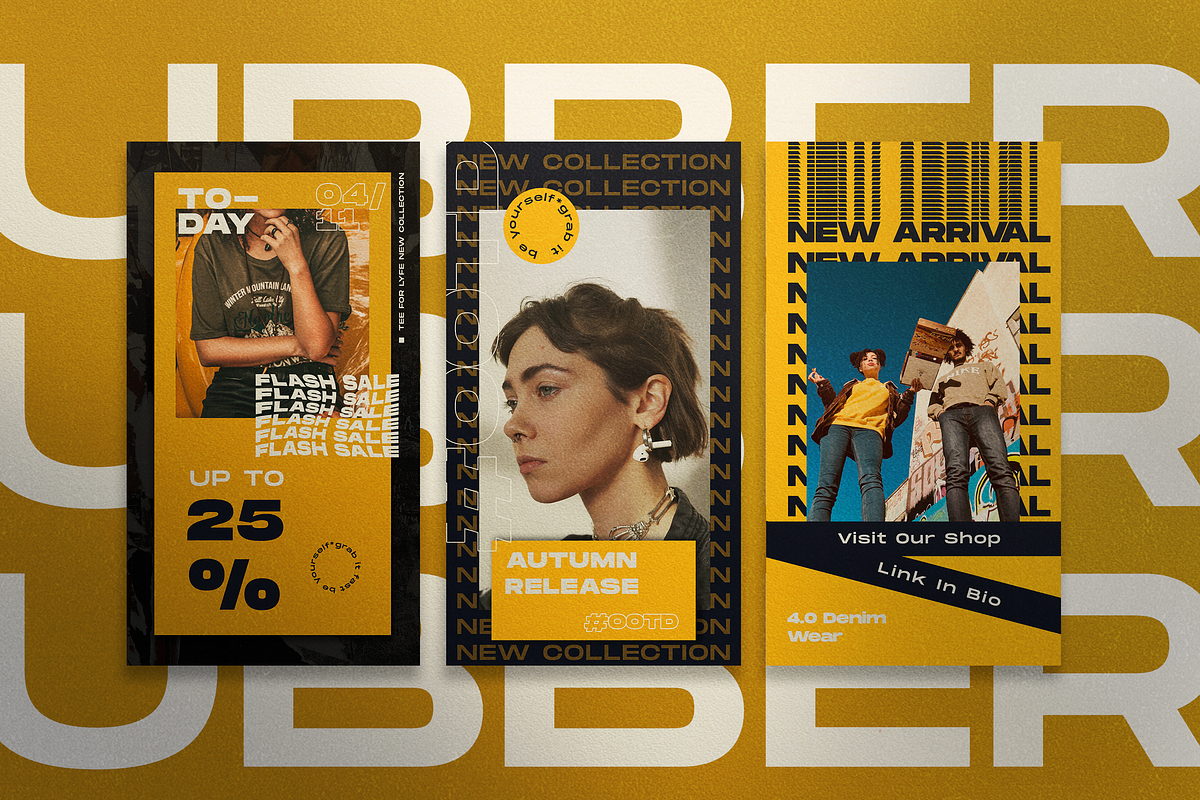 RUBBBER - Social Media Template, a Social Media Template by Dirtytemp Studio (Photo 3 of 5)