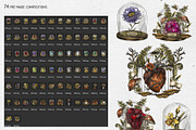 Birth Flowers & Birthstone Clipart, an Illustration by Belusuab (Thumbnail 7 of 16)
