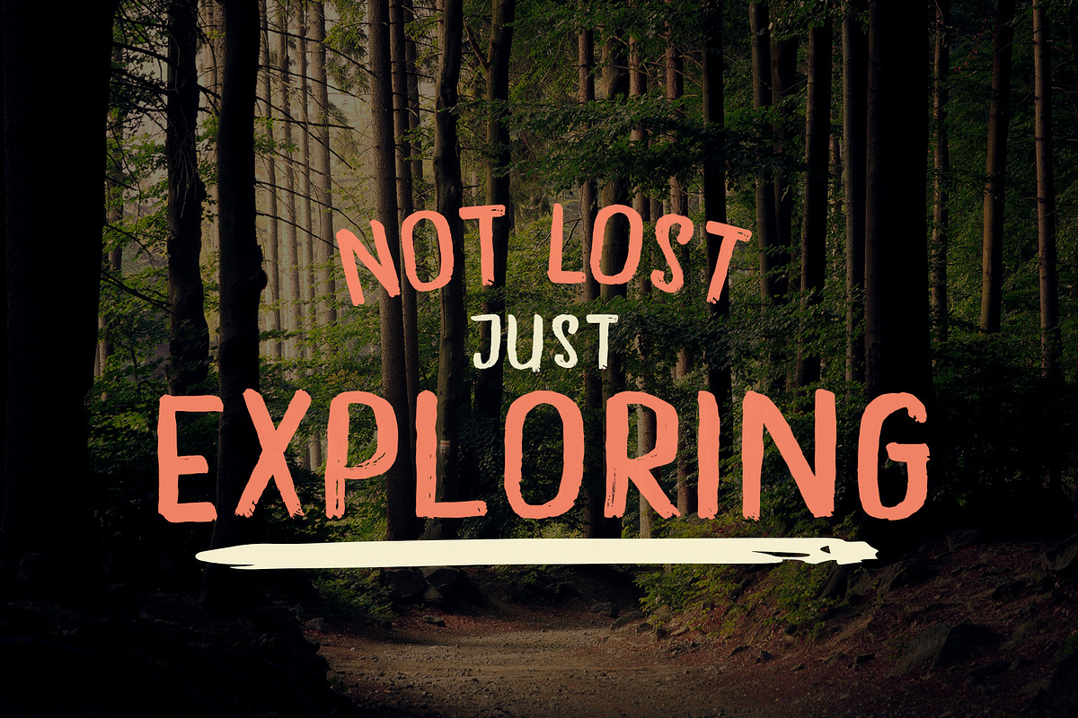 Traverse - Hand Drawn Font SVG + OTF, a Font by Surplus Type Co (Photo 5 of 7)