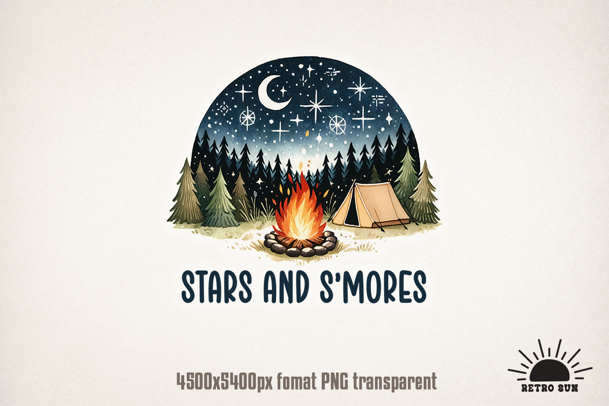Camping Sublimation Bundle Hiking, an Object Graphic by GlitterCraft (Photo 16 of 21)