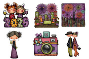 Watercolor New Year 2026 Clipart, an Illustration by CreationArt (Thumbnail 2 of 5)