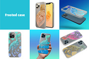 iPhone 12 pro Clear & Frosted case, an iPhone Mockup by Colatudo Store (Thumbnail 4 of 9)