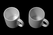 Coffee and Tea Ceramic Mug Base Mesh, a Furniture 3D Model by VK Studio (Thumbnail 9 of 16)