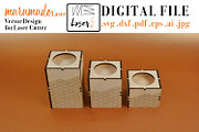 Candle Holder File 4 Laser Cutter., an Object Graphic by MaramadeLaser (Thumbnail 1 of 5)